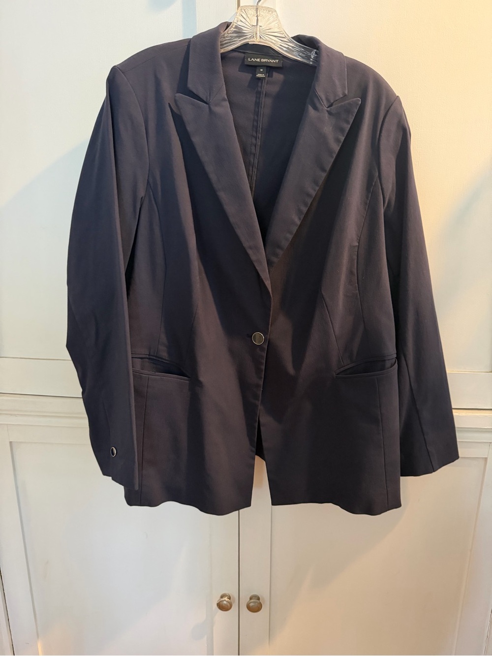 Lane Bryant Dark Navy One-Button Blazer